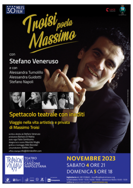 Troisi poeta Massimo Locandina Dioscuri